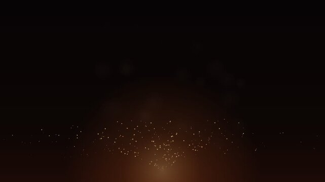 Volcanic eruption fountain with glowing lava particles, dramatic b-roll seamless loop