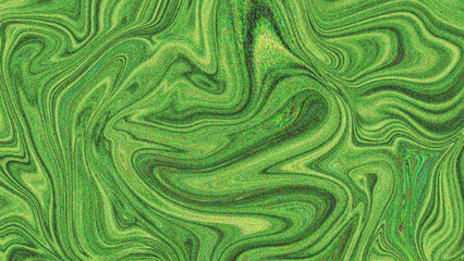 Abstract liquid marble fluid vector background with swirling emerald green and lime wave texture stock graphic design © Muhammad