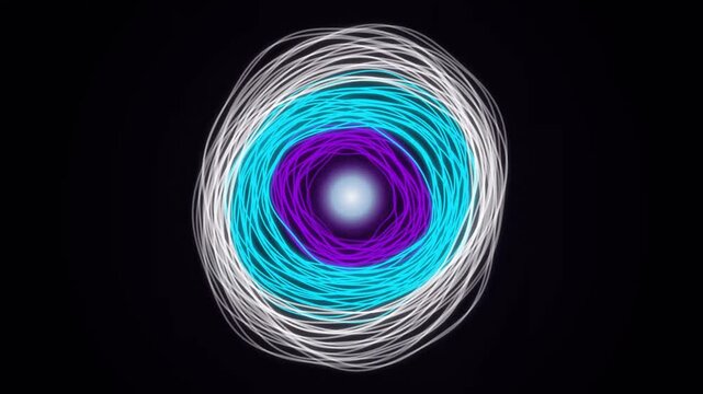 A deep black screen motion graphic presenting an empty minimalist cinematic background template for text overlays video transitions and creative design space