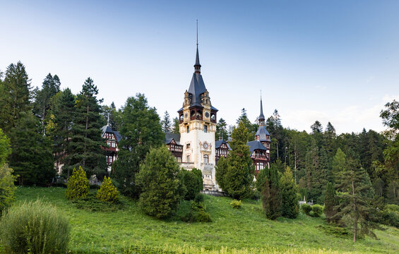 peles castle in Sinaia  Romania