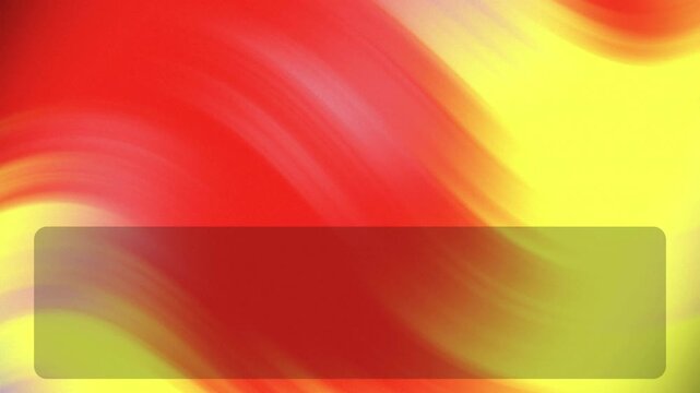 Vibrant red and yellow abstract gradient background with text box banner.