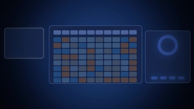 Database query highlighting table cells into a result seamless loop