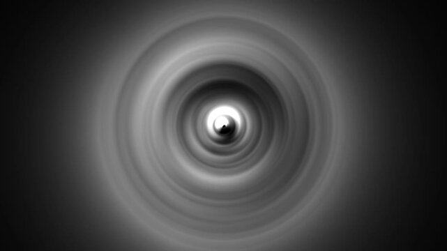 Swirling Black Hole Accretion Disk with Intense Plasma Energy in Outer Space &ndash; Futuristic Abstract Seamless Loop