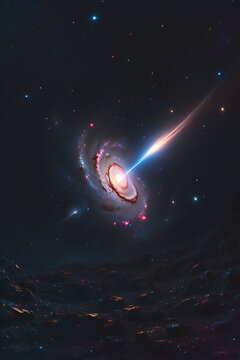 galaxy in space