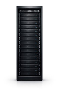 Modern data server technology equipment.