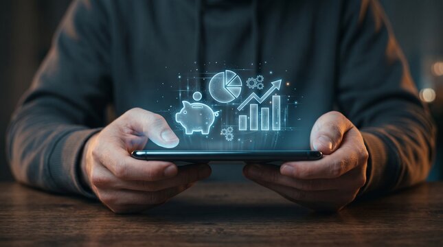 A financial advisor manages personal finance through savings growth, investment planning, wealth management, budgeting, financial analysis, money goals, asset allocation, and long-term strategy.
