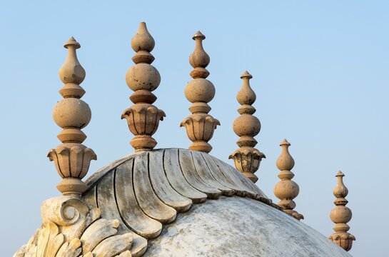 Roof detail, Madhavendra Palace, Jaipur, Rajasthan, India