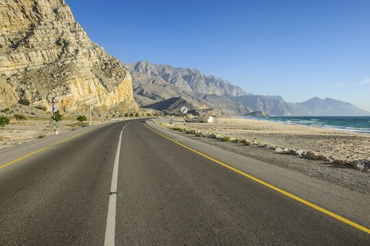 Khasab coastal road, Musandam, Oman