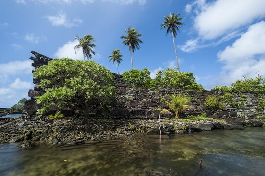 Ruins of the ancient city Nan Madol, Pohnpei, Caroline Islands, Micronesia, Central Pacific