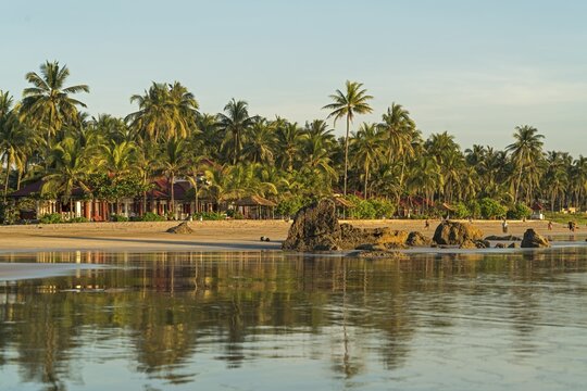 Palm beach, Ngwe Saung, Myanmar