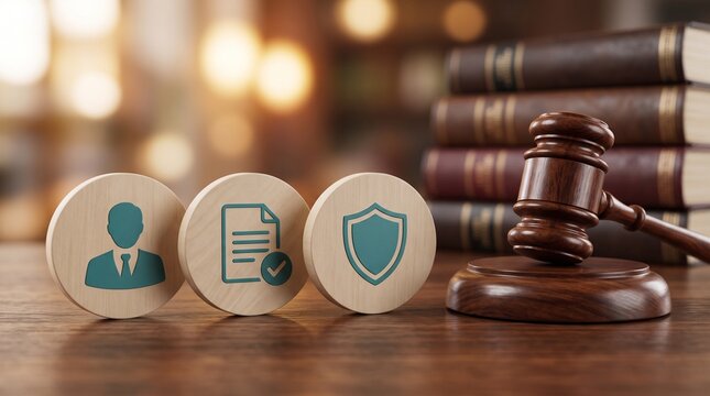 A compliance officer manages corporate compliance, legal protection, regulatory requirements, risk management, document verification, governance, accountability, policy control for secure operations.