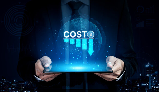 Cost reduction and cost saving through digital transformation, business cost optimization, operational cost reduction, financial saving, and resource efficiency strategies for business success. Spline
