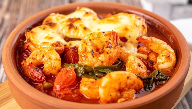 Turkish Karides G&uuml;ve&ccedil; Baked Shrimp Casserole
