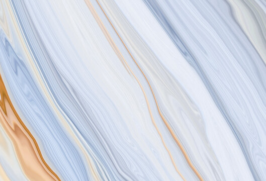 Marble rock texture blue ink pattern liquid swirl paint white dark that is Illustration background for do ceramic counter tile silver gray that is abstract waves skin wall luxurious art ideas concept.