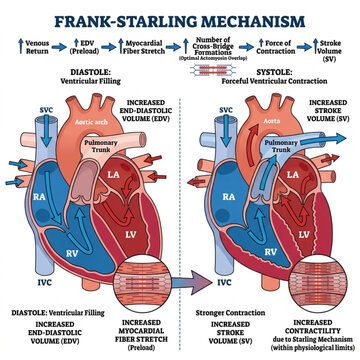 Frank-Starling Mechanism of Cardiac Function