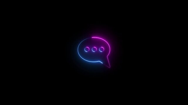 Nion text message bubble popping up on screen with newsletter notification and digital correspondence concept.