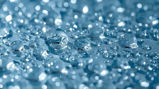 Minimalist Medical Background Featuring Blue Reflections