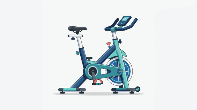 Indoor exercise bicycle for fitness and training