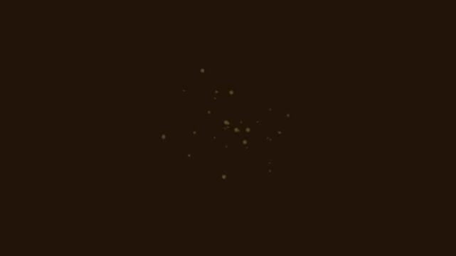 Sparkling Dots in Dark Night Sky Creating Subtle Glow