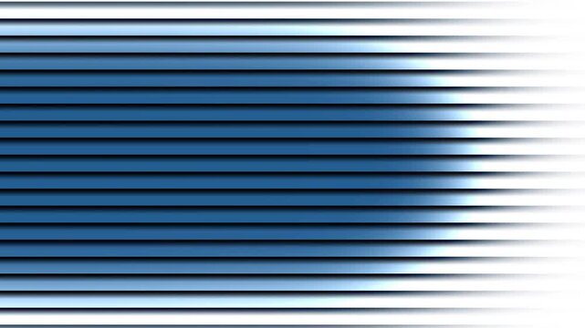 Deep Blue Horizontal Stripes Fading to White Abstract Motion Background Seamless Loop 4K