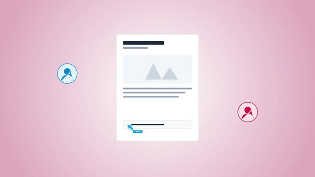 Minimalist Social Media Post or Blog Article Animation