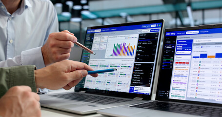 Utility Manager Analyzes Energy Billing And Outage Data