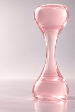 Rose hydrogel column with a smooth elastic stretch concept