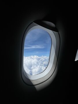 view from airplane window