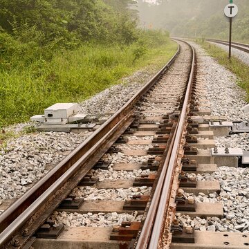 railway in the countryside