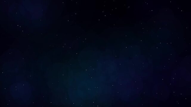 Cinematic night sky background with subtle star movement
