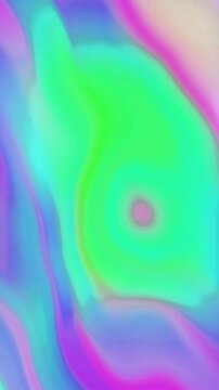 Smooth flowing liquid waves blending vibrant green cyan blue and magenta in seamless organic gradient transition