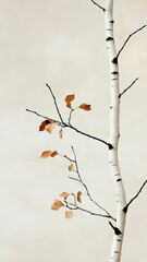 Fototapeta premium branch of a tree