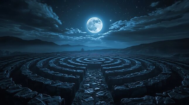 Atmospheric Landscape of Celestial Ruins