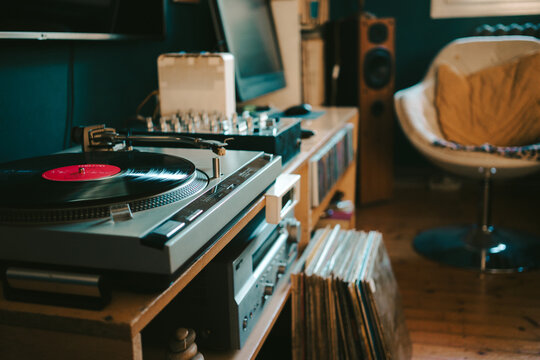 Gramophone in the living room
