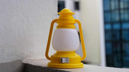 Electric lantern for camping. © Wanisa