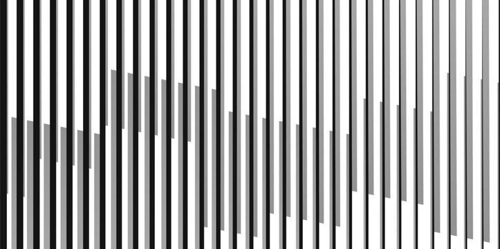 Vertical lines transitioning alongside each other. Gradient stripe background. Vector illustration.
