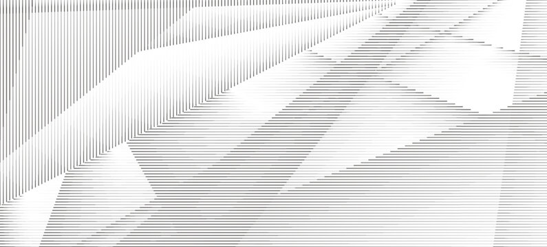 Geometric background with straight diagonal lines. Intersecting smooth gradient transitions of stripes. Vector illustration.