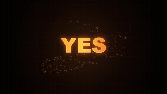 Golden text affirms with sparkling particles against a dark background