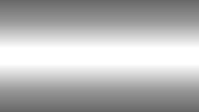 Abstract monochrome gradient background with horizontal silver metallic light streak