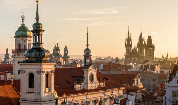 Historic Towers of Prague&rsquo;s Old Town