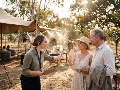 Outdoor Wedding Venue Consultation for Southern Hemisphere Holiday Heat Safety