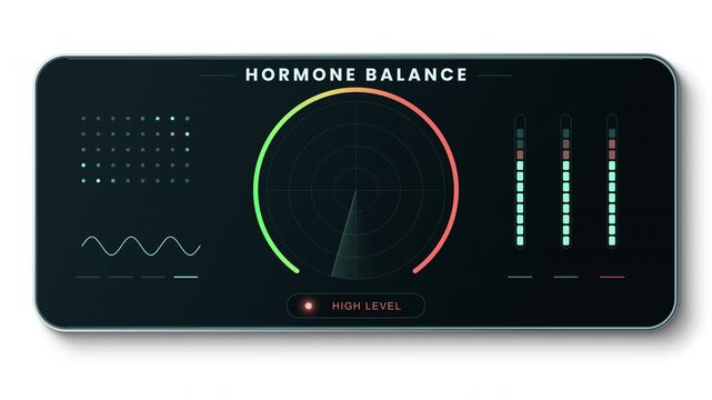 Hormone Balance High Level Meter Animation