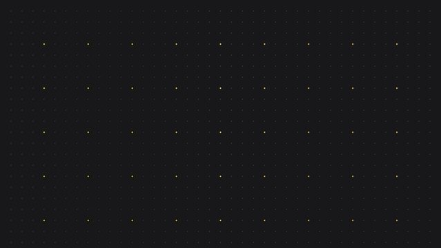 Abstract dark background with a subtle symmetrical pattern of glowing dots background abstract