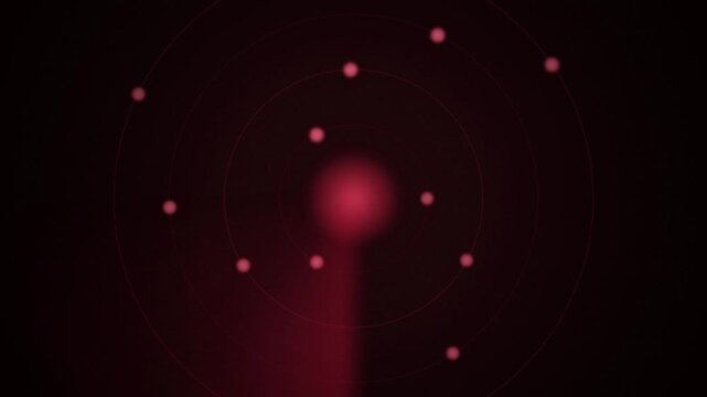 Radar screen interface glowing sweep beam seamless loop motion