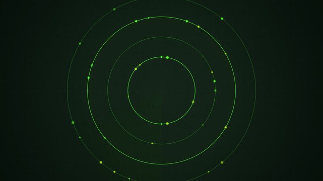 Radar screen sonar tracking dots seamless loop motion background