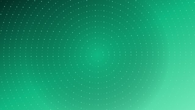 A bright green gradient background, featuring a subtle, repeating pattern of, tiny white dots, arranged in a, circular, radial grid, across the surface