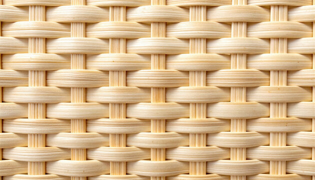Wicker weaving texture creating a natural background pattern
