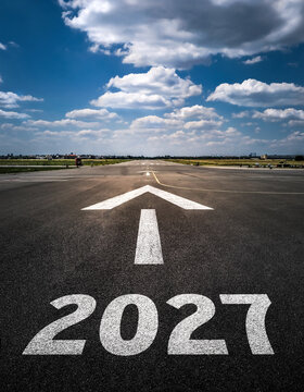 New Year 2027 - concept of planning and challenge, business strategy, opportunity ,hope and new life change