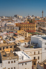 Aerial view of Cadiz from cathedral tower © rastkobelic
