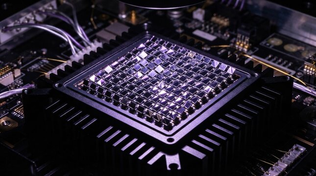 Macro mems mirror array aluminum heatsink